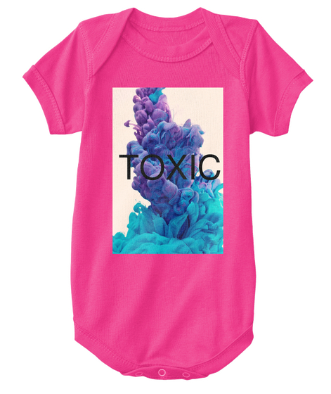 Toxic Hot Pink T-Shirt Front