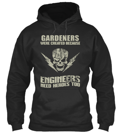Gardeners Jet Black T-Shirt Front