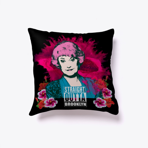 Limited Edition   Pop Art Pillows Black Kaos Front