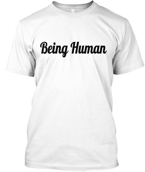 Being Human White Camiseta Front
