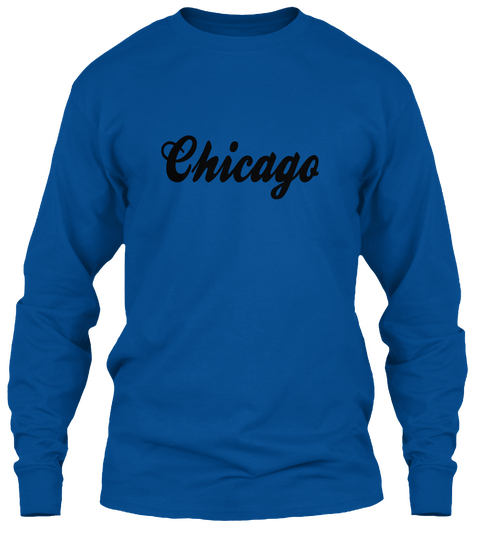 Chicago Royal T-Shirt Front