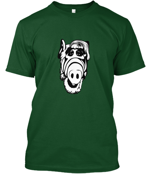 Alf Shirt Deep Forest áo T-Shirt Front