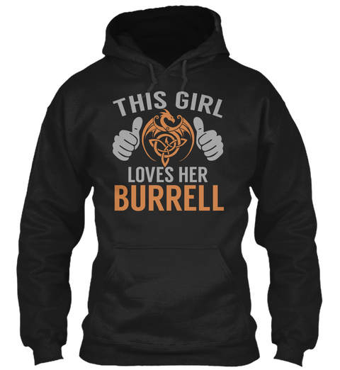 Loves Burrell   Name Shirts Black T-Shirt Front