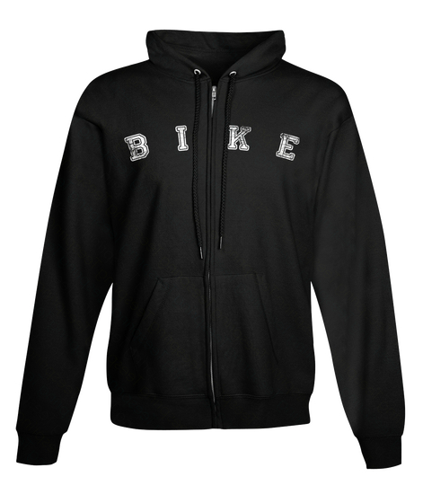 Bike Black T-Shirt Front