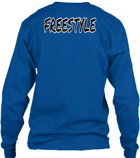 Freestyle Royal T-Shirt Back