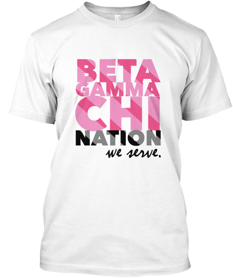 Beta Nation White T-Shirt Front
