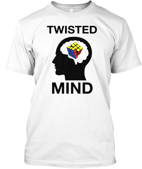 Twisted Mind White áo T-Shirt Front
