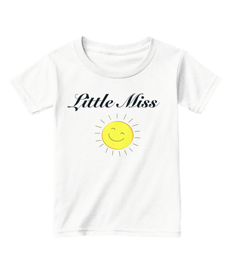 Little Miss White  Camiseta Front