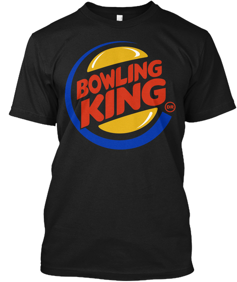 Bowling King Dr Black áo T-Shirt Front