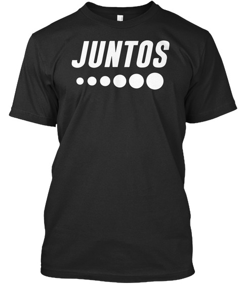 Juntos Black Camiseta Front