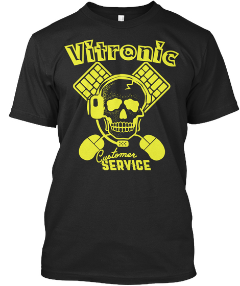 Vitronic Black T-Shirt Front