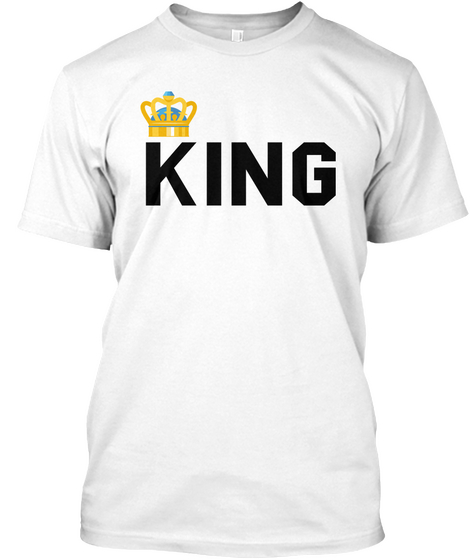 King White T-Shirt Front