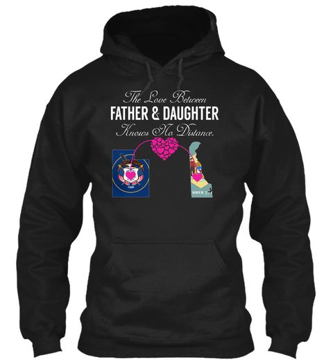 Father Daughter   Utah Delaware Black Camiseta Front
