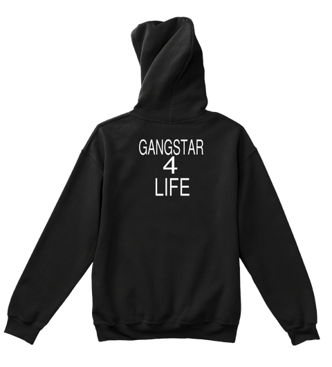 Gangstar 4 Life Black áo T-Shirt Back