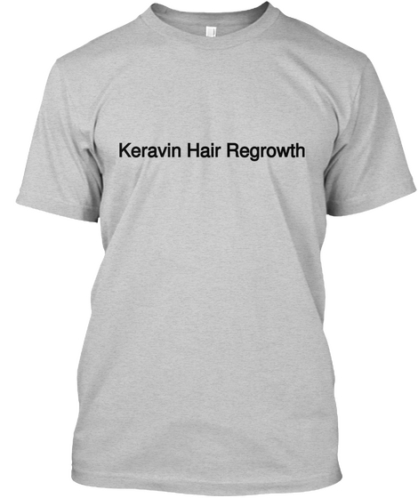 Keravin Hair Regrowth Light Steel T-Shirt Front