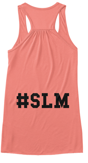 #Slm Coral T-Shirt Back