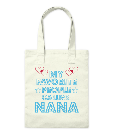 My Favorite People Callme Nana Natural áo T-Shirt Front