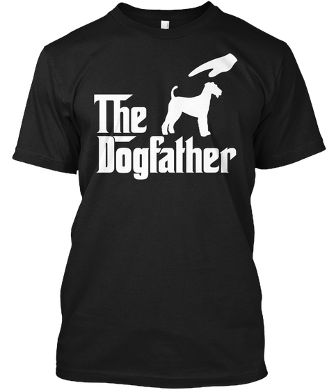 The Dogfather Black áo T-Shirt Front