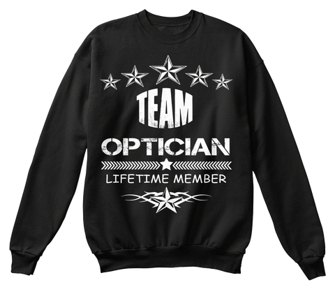 Team Optician Lifetime Member Black Camiseta Front