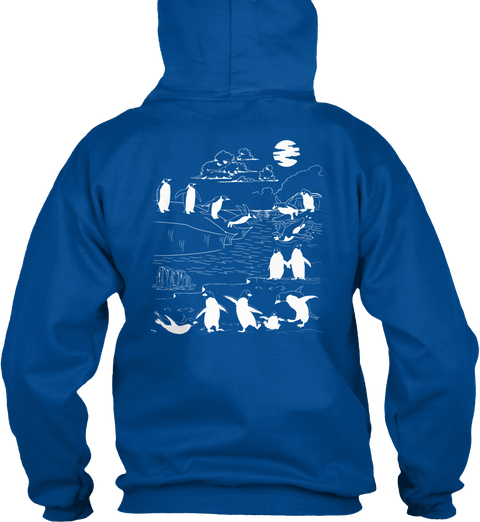 Hoodies And Tees For Penguin Lovers!!! Royal Kaos Back
