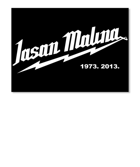 Jason Molina Tribute  Black T-Shirt Front