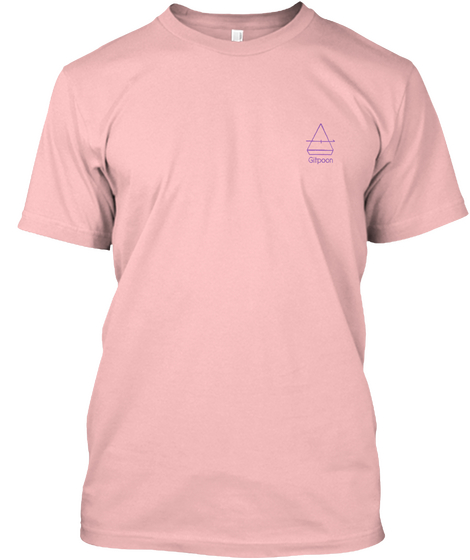 Gitpoon Pale Pink T-Shirt Front