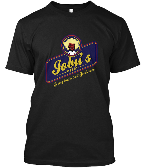 Jobu's Rum T Shirt Black Camiseta Front