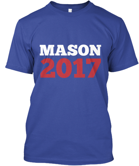 Mason 2017 Deep Royal T-Shirt Front