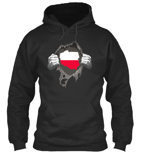 Love Poland 05 Jet Black T-Shirt Front