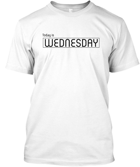Weekdays White T-Shirt Front