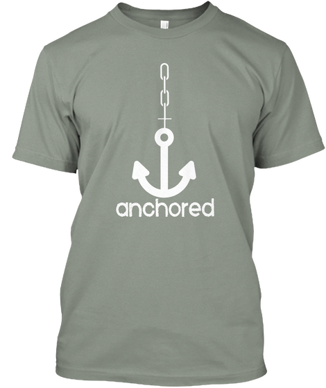 Anchored Grey T-Shirt Front
