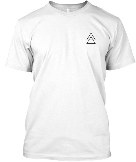 Promote The Brand. White T-Shirt Front