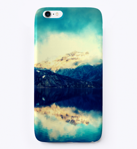 Mountain Lake Iphone Case Standard Camiseta Front