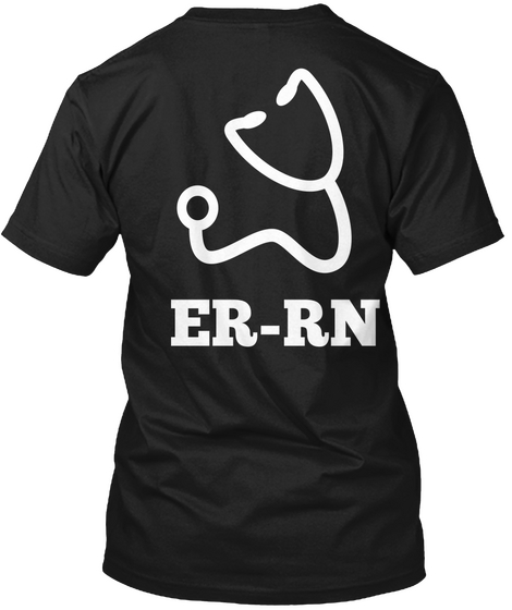 Er Rn Black áo T-Shirt Back