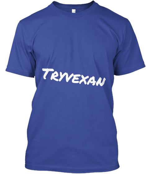 Tryvexan Deep Royal áo T-Shirt Front