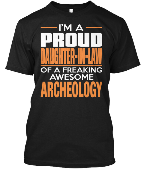 Archeology Black T-Shirt Front