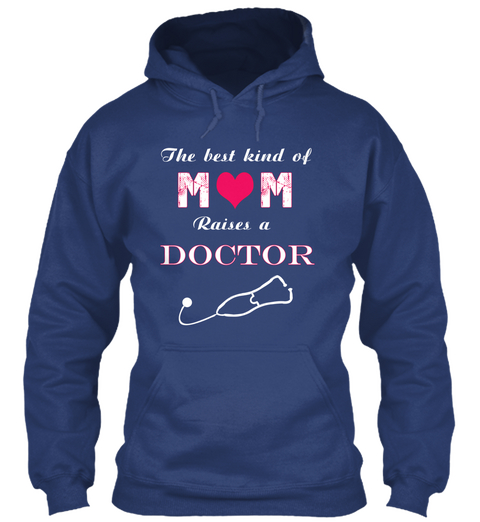 Mom Day, Mom Shirt, Nurse Mom Airforce Blue Kaos Front