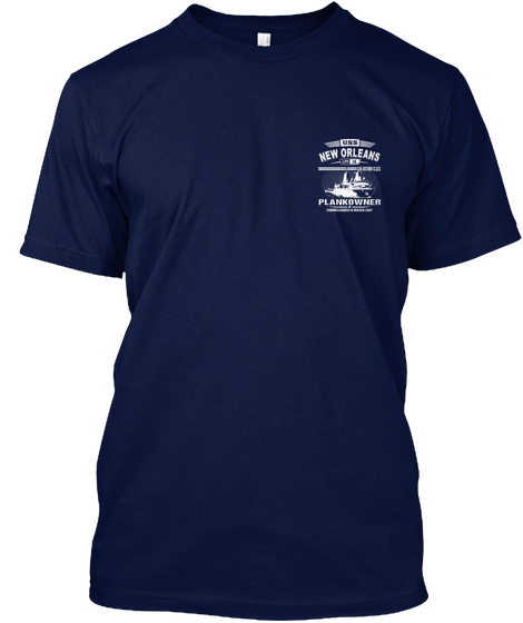 New Orleans Navy Camiseta Front