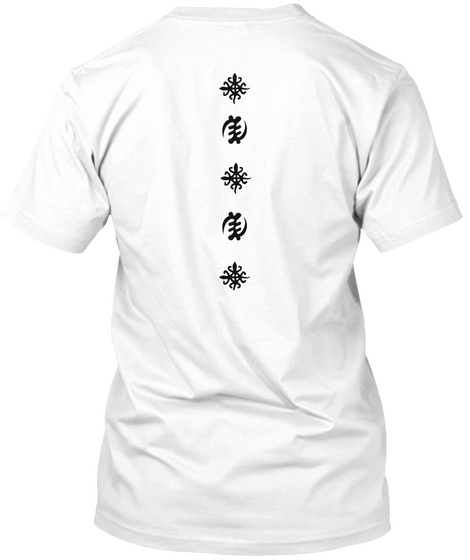 Original Design Specially Made For You White T-Shirt Back