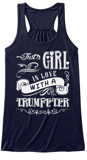 Just A Girl In Love With A Trumpeter Midnight T-Shirt Front