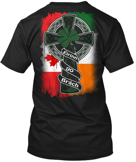 Erin Go Bragh Black T-Shirt Back