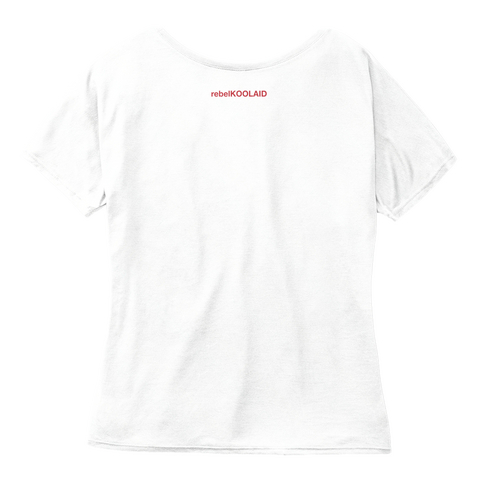 Rebel Koolaid White  T-Shirt Back