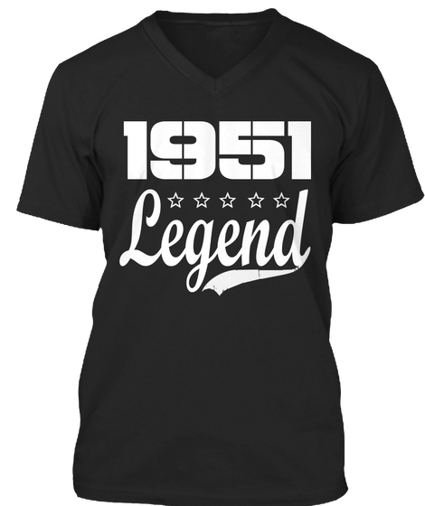 1951 Legend Black T-Shirt Front