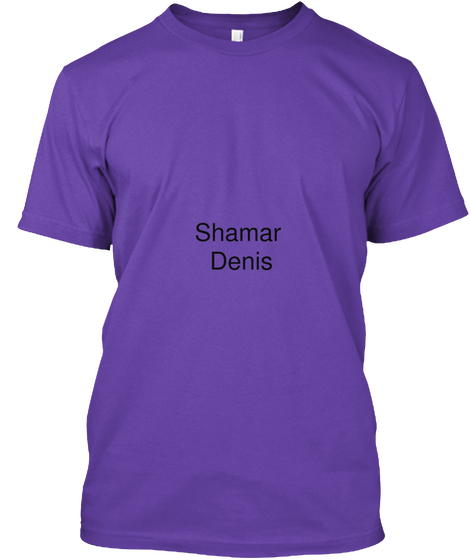 Shamar Denis Purple Rush T-Shirt Front
