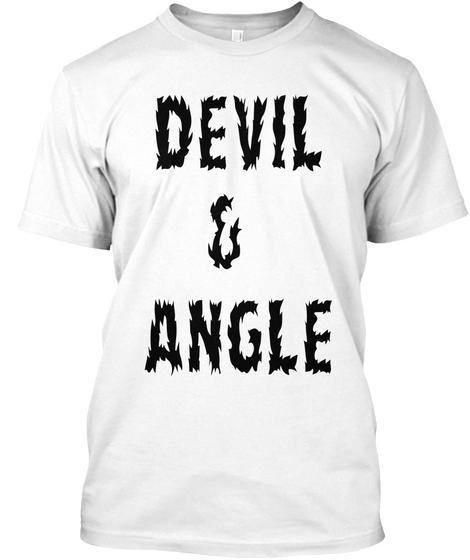 Devil
 & 
Angle White T-Shirt Front