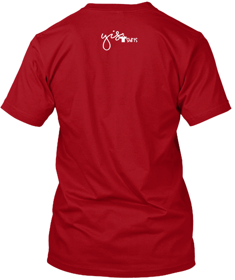 T Shirts Deep Red T-Shirt Back