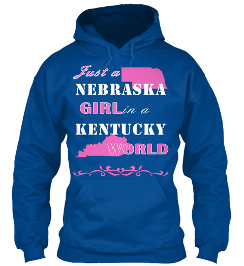 Nebraska   Kentucky Royal T-Shirt Front