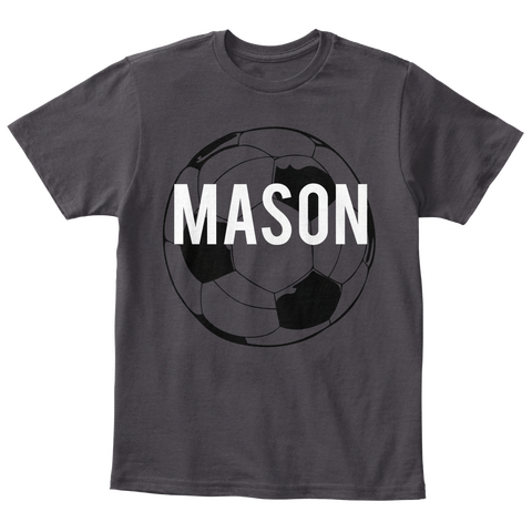 Mason Heathered Charcoal  T-Shirt Front