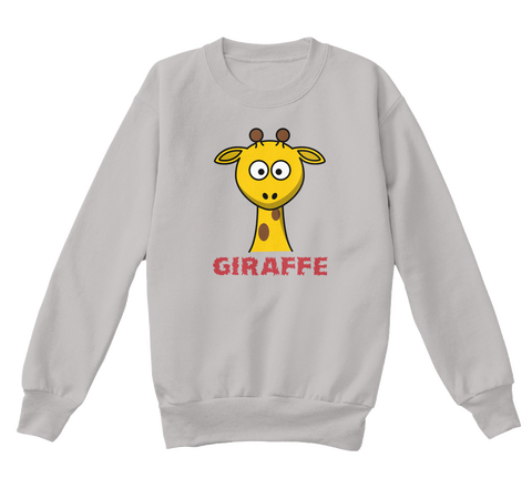 Giraffe Light Steel  T-Shirt Front