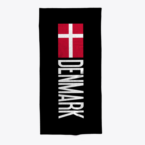 The Flag Of Denmark Standard Maglietta Front